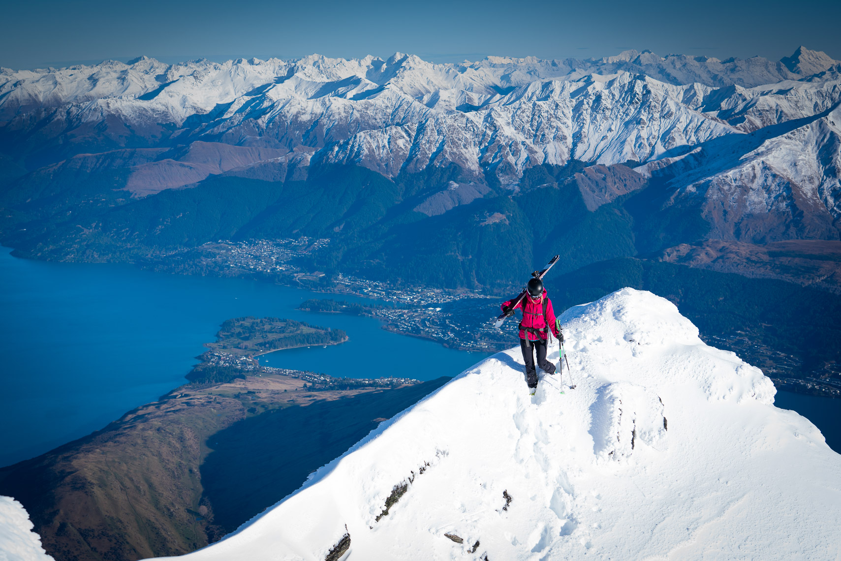 Ski Photoshoot Wanaka New Zealand with Title Nine