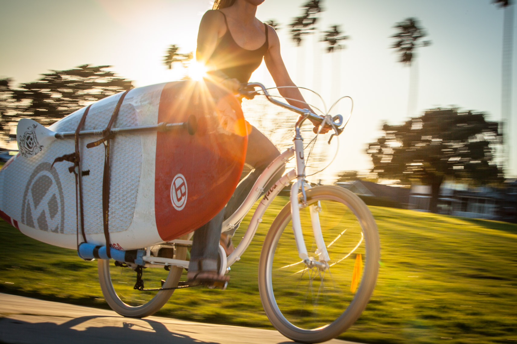 Yuba Electric Cargo Bikes SUP Paddling Southern California