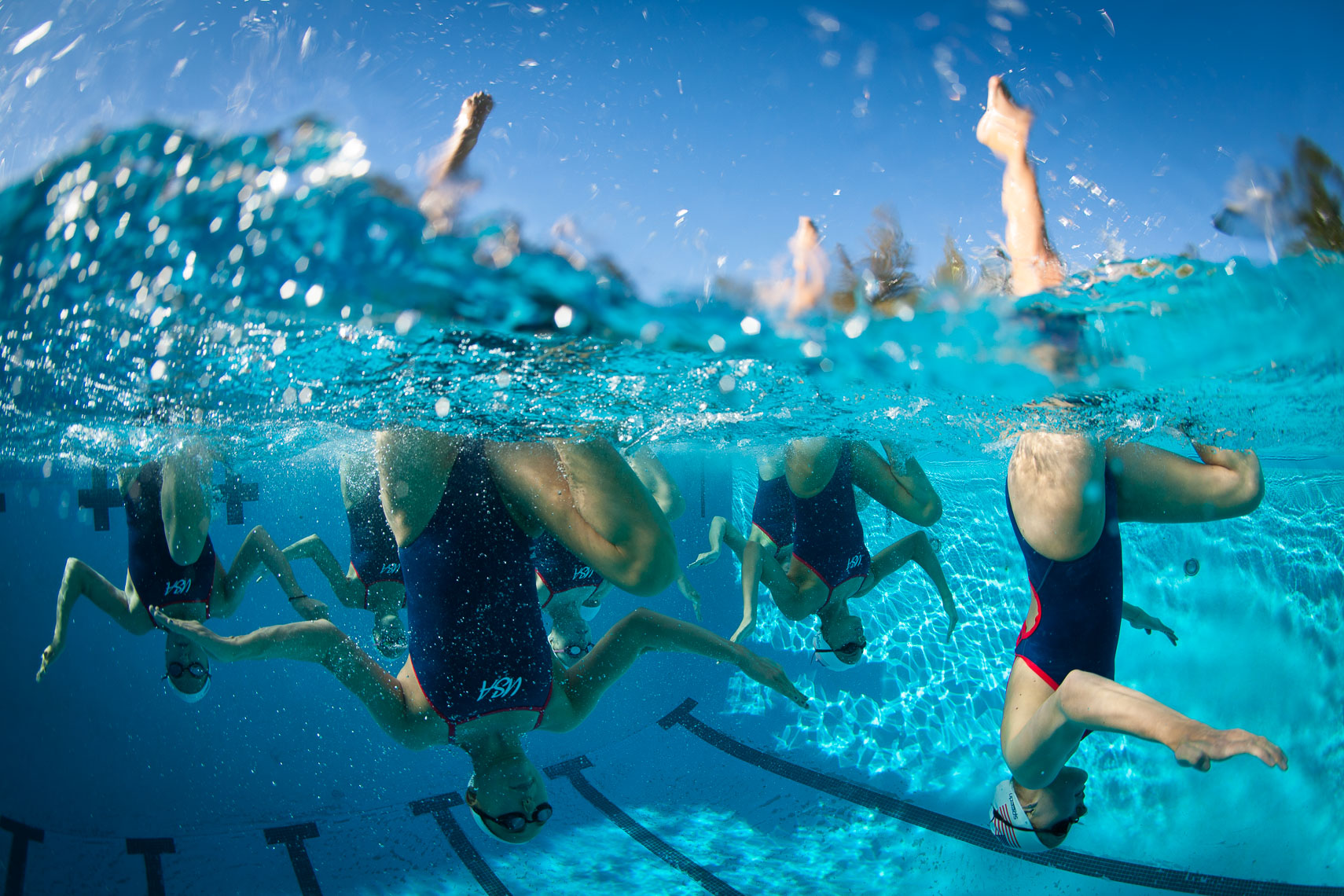 Underwater Series of United States Olympic Synchronized Swim Team