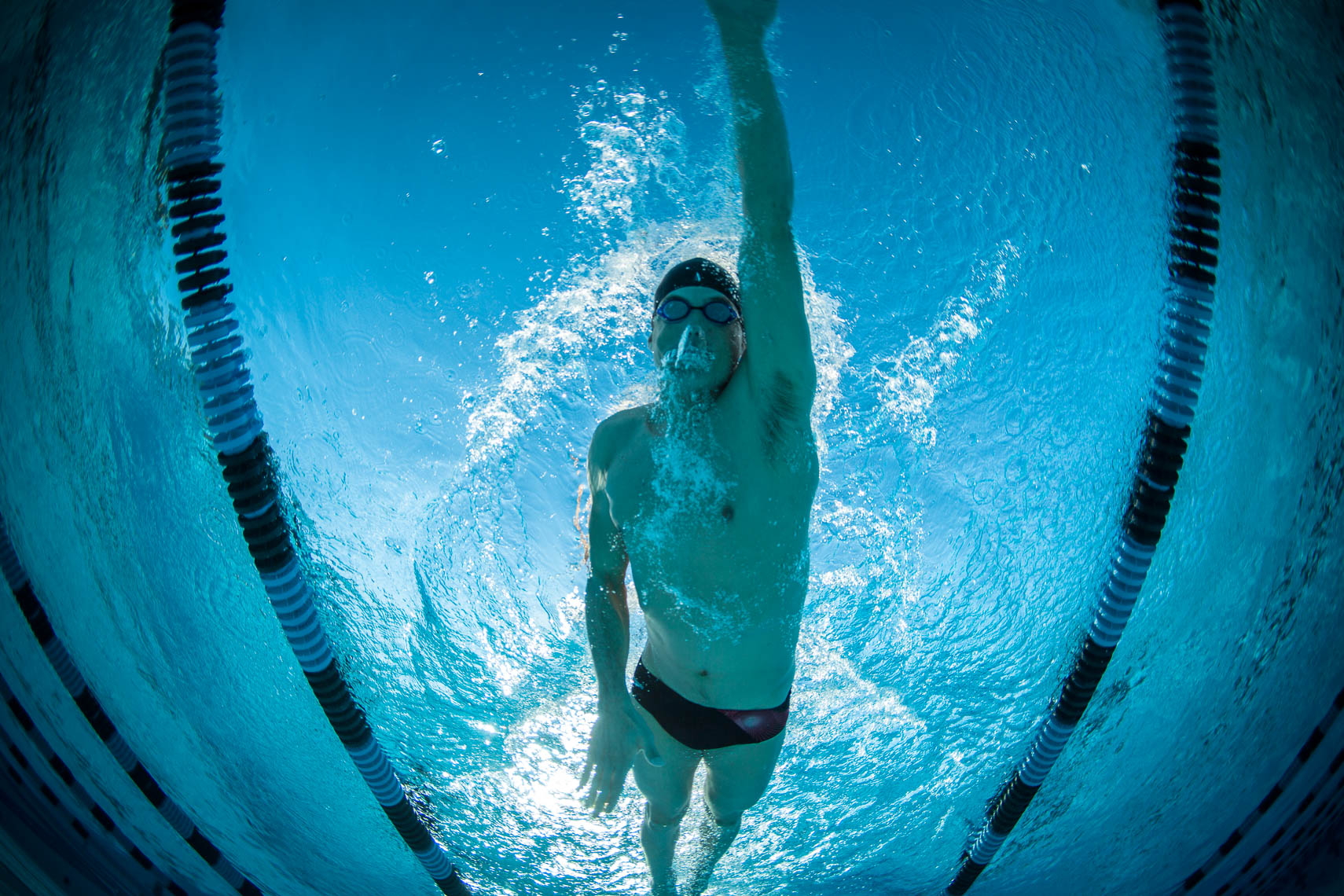 Professional Triathlete Matt Lieto Pool Training