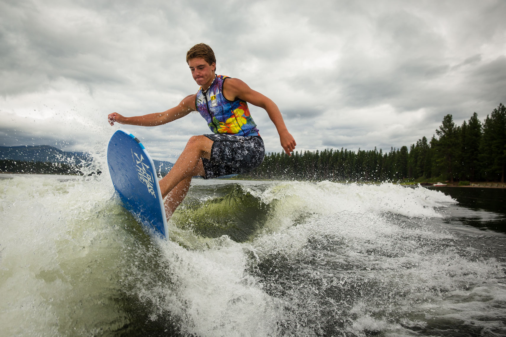 Wake Surfing Idaho.  LOR Foundation